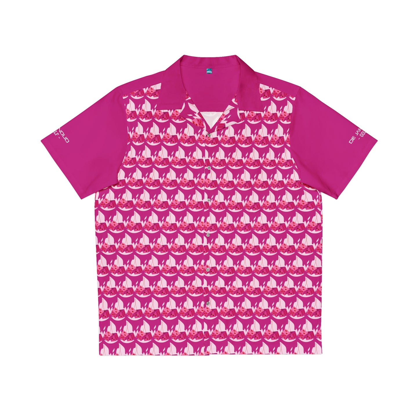 Fairway Shirt - Cherry Dice pink