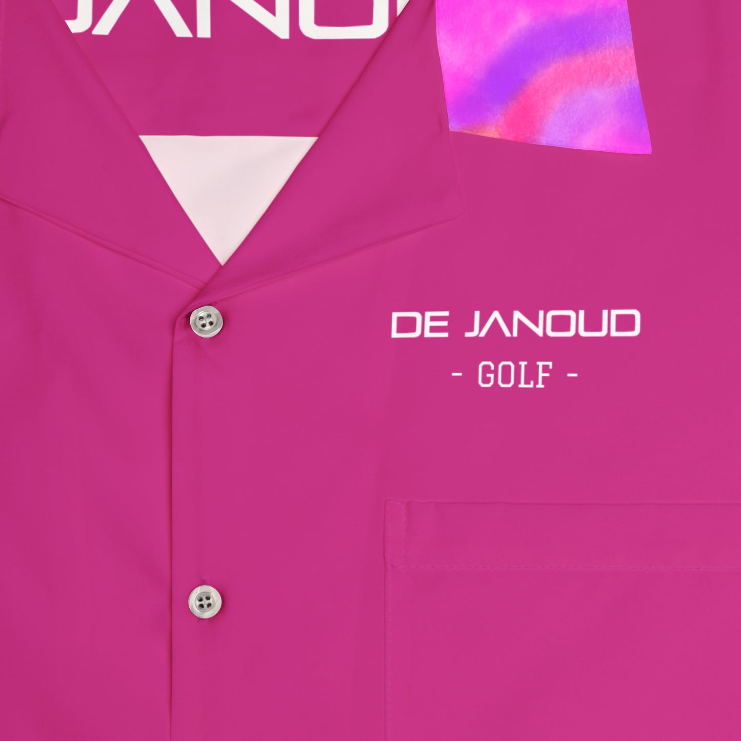 Fairway Shirt - Golf pink clouds