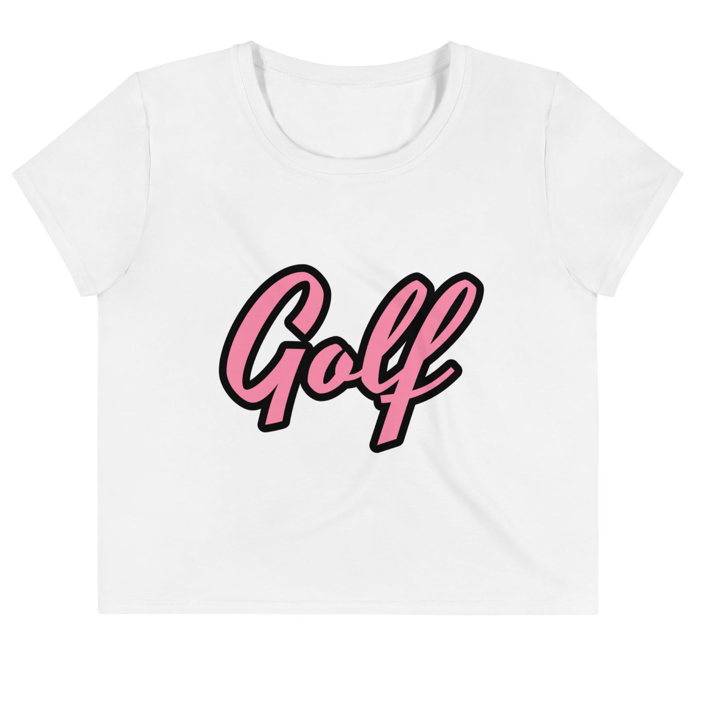 Golf Crop Tee candy white