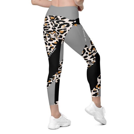 Crossover leggings with pockets Leo noble