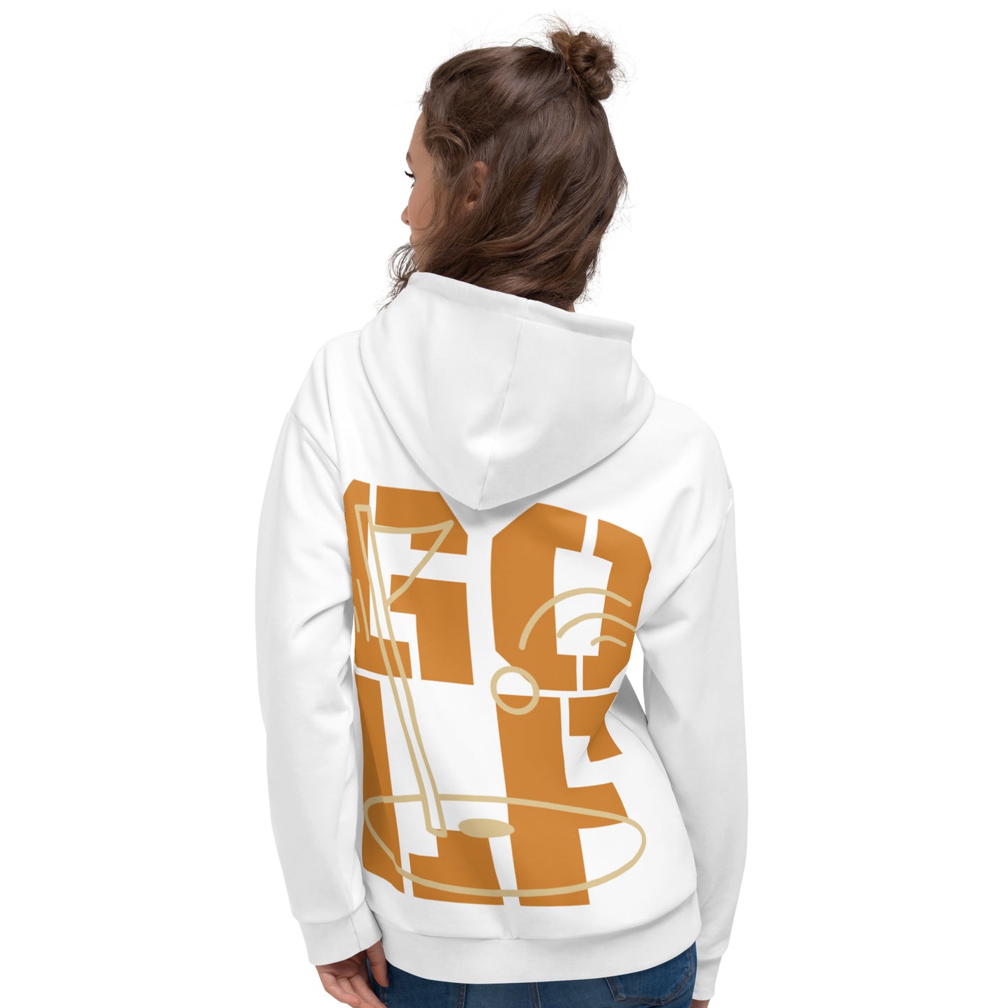 GOLF Hoodie DJ white bronce