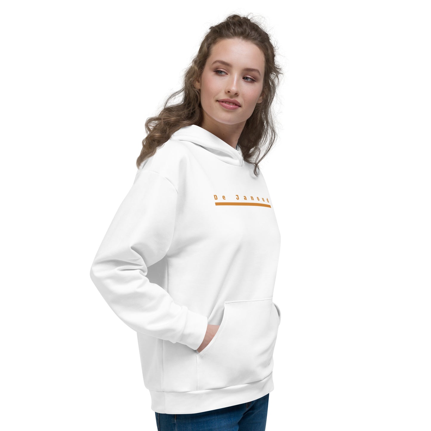 GOLF Hoodie DJ white bronce