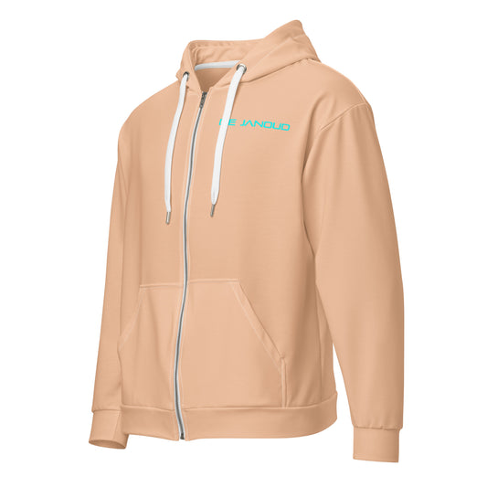 DJ Unisex Zip Hoodie sweet peach