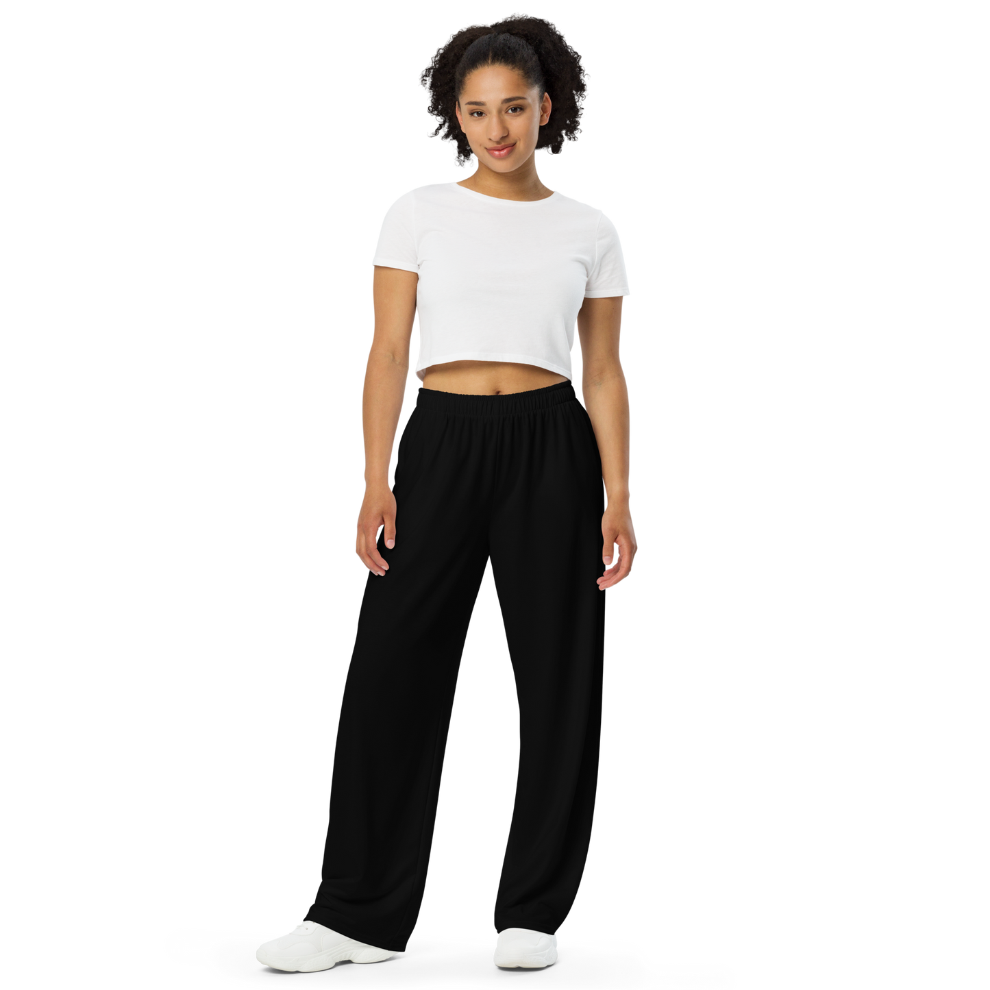 Wide-leg pants Just black