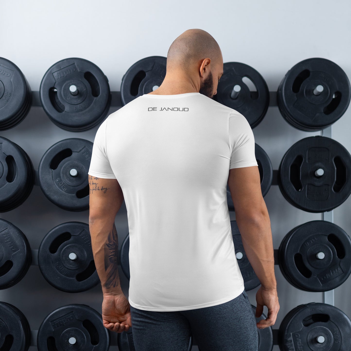 De Janoud - Limited White Sports - Sport-T-Shirt für Herren