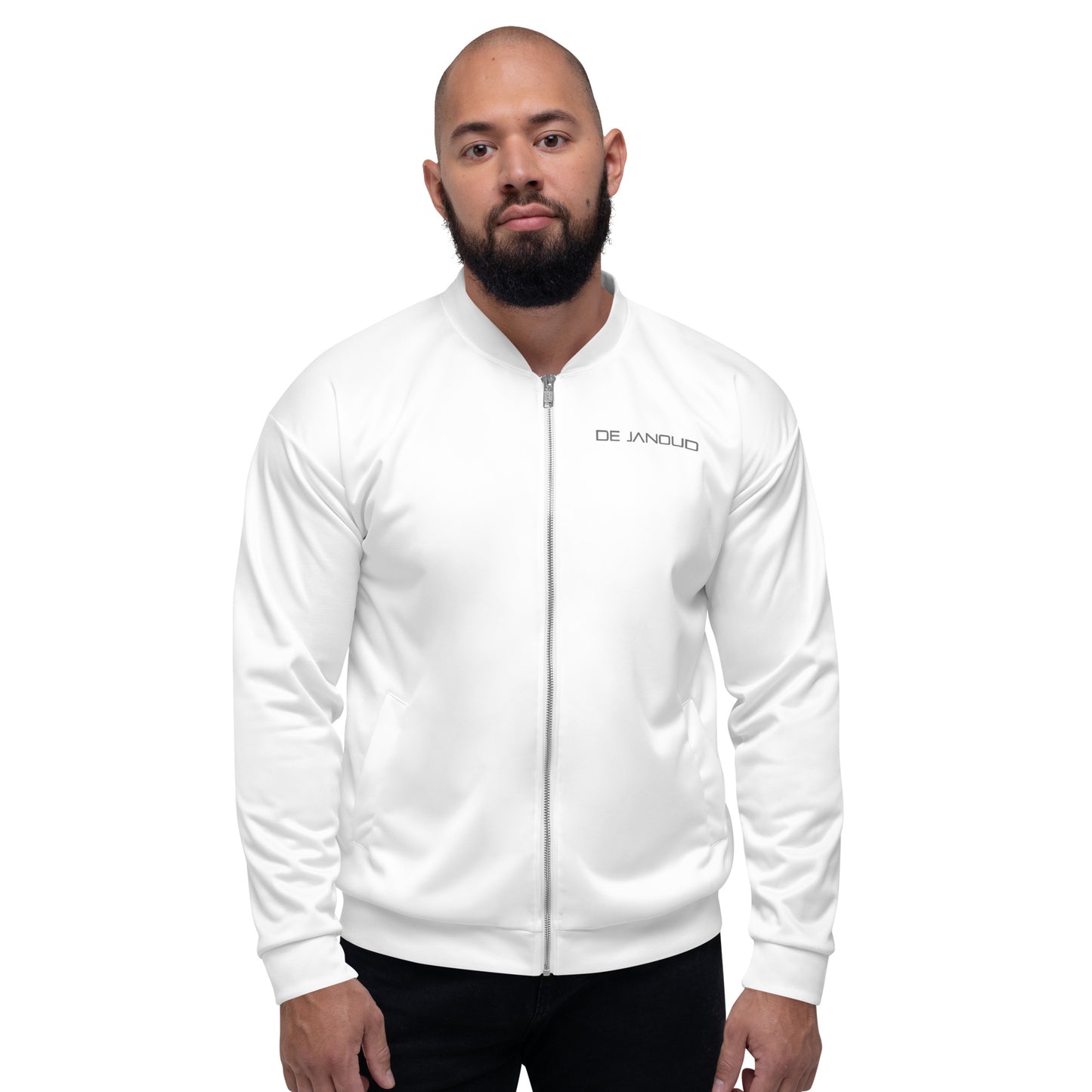 De Janoud - Limited White Sports - Unisex Bomb Style Jacket