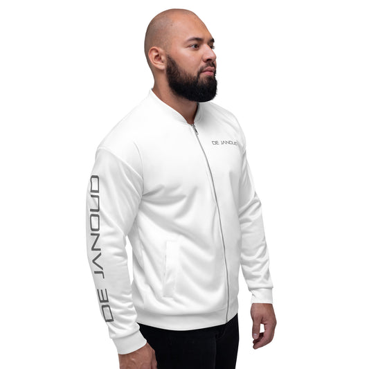 De Janoud - Limited White Sports - Unisex Bomb Style Jacket