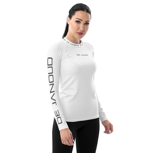 De Janoud - Limited White Sports - Women-Rash-Guard