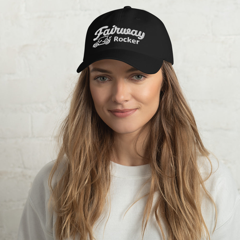 Fairway Rocker Classic Cap white statement black