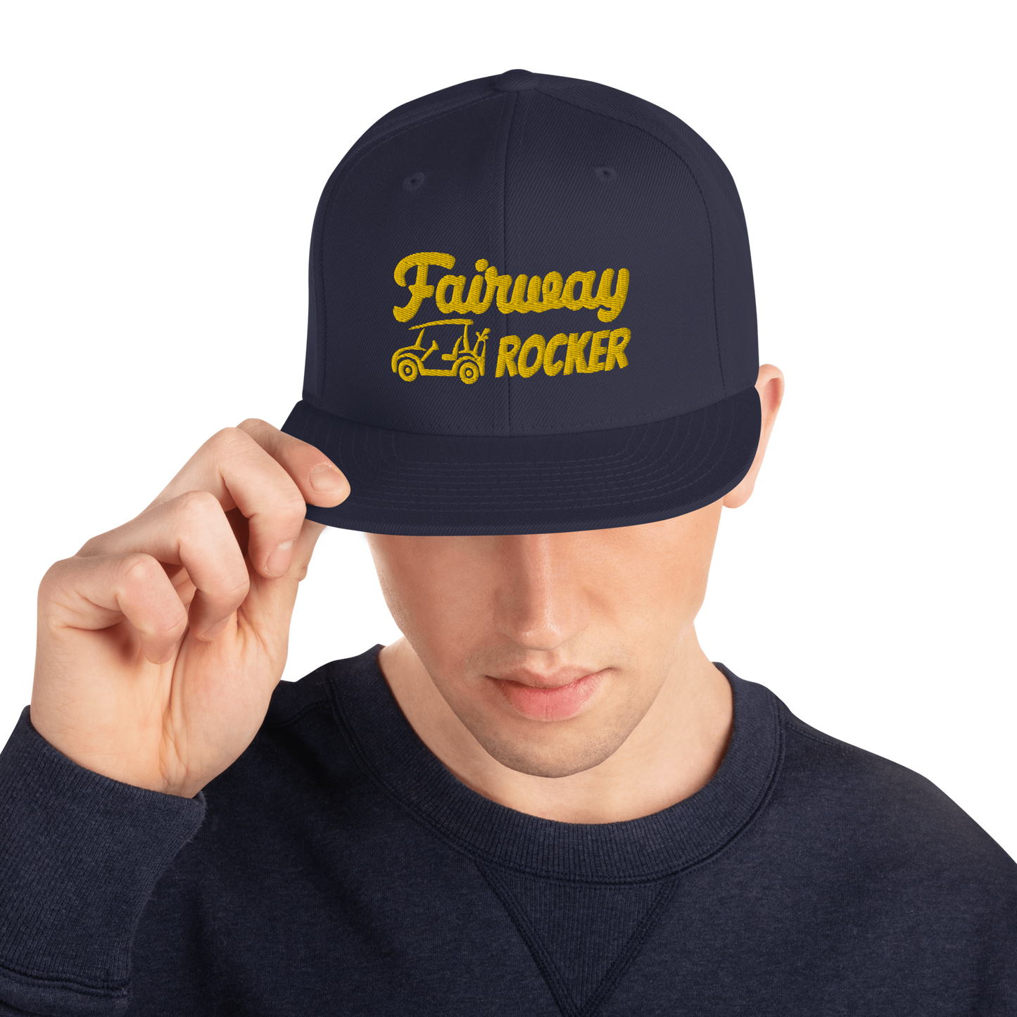 Fairway Rocker Snapback Cap DJ Gold dark